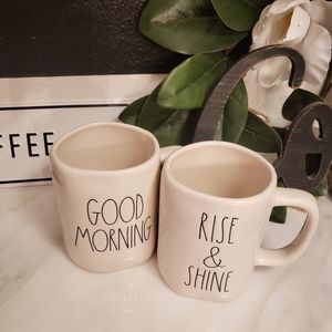 ♡RAE DUNN♡ set of 2 mugs